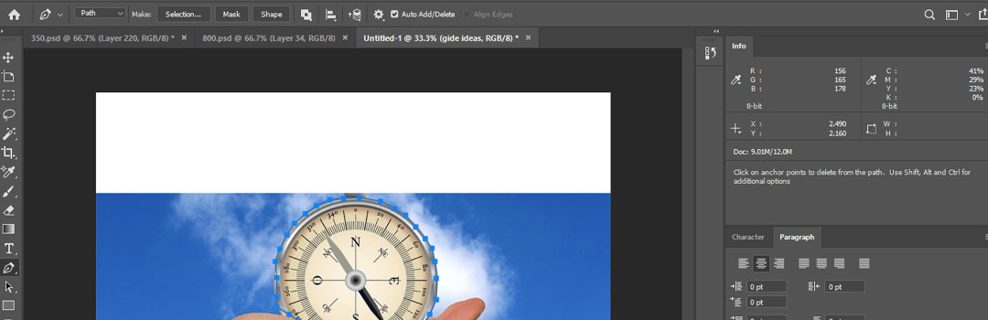 5.The pen tool TRICKS TO CUT OUT ANYTHING IN PHOTOSHOP- LEARN THE USEFUL PHOTOSHOP TOOLS