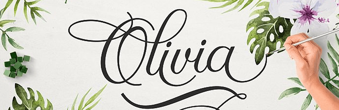 1.Olivia script