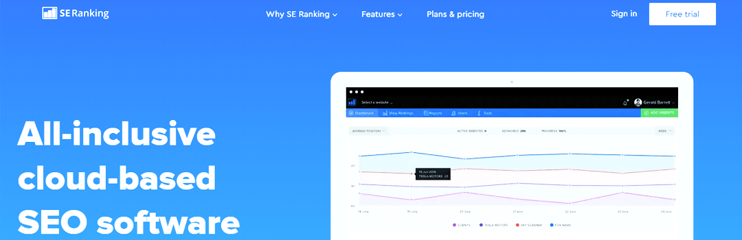 SE Ranking: A Software used by top digital media agencies