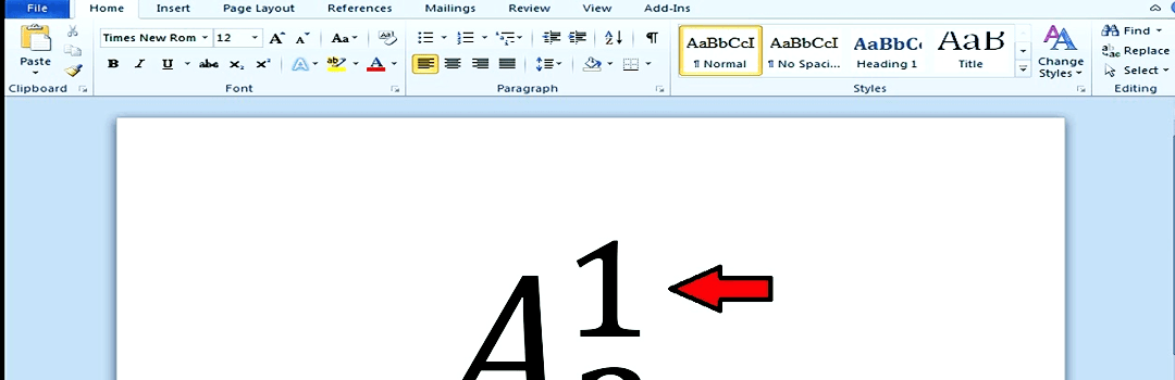 Superscript and Subscript, Understanding the in Depth Details of Formatting Tools on MS-Word