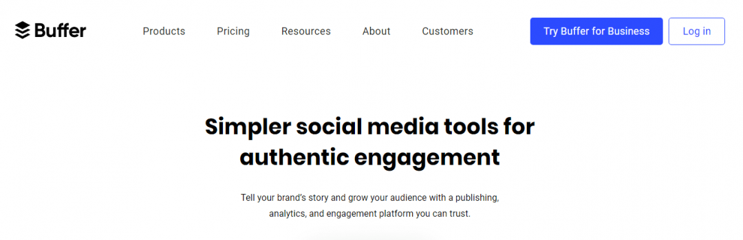 Buffer is an online marketing tool for business organisations